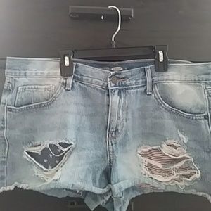 Old navy american flag pocket short..